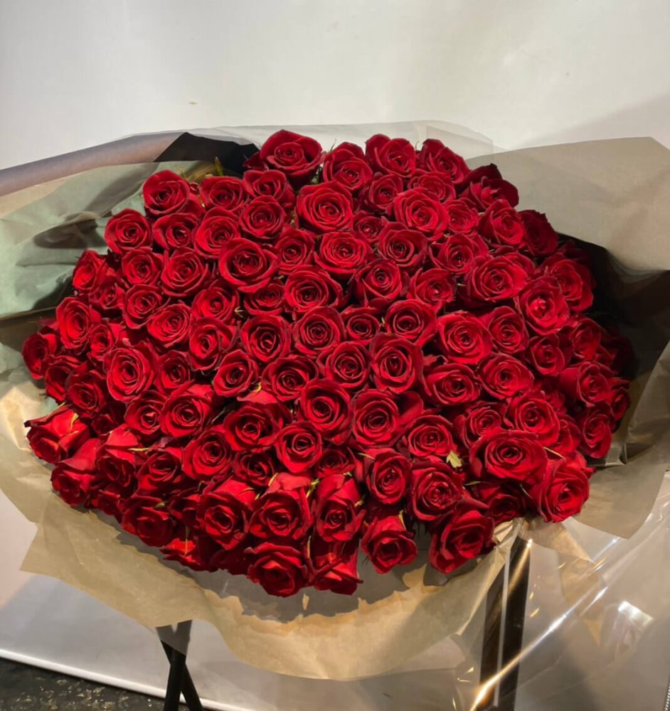 Rose Bouquet 100本